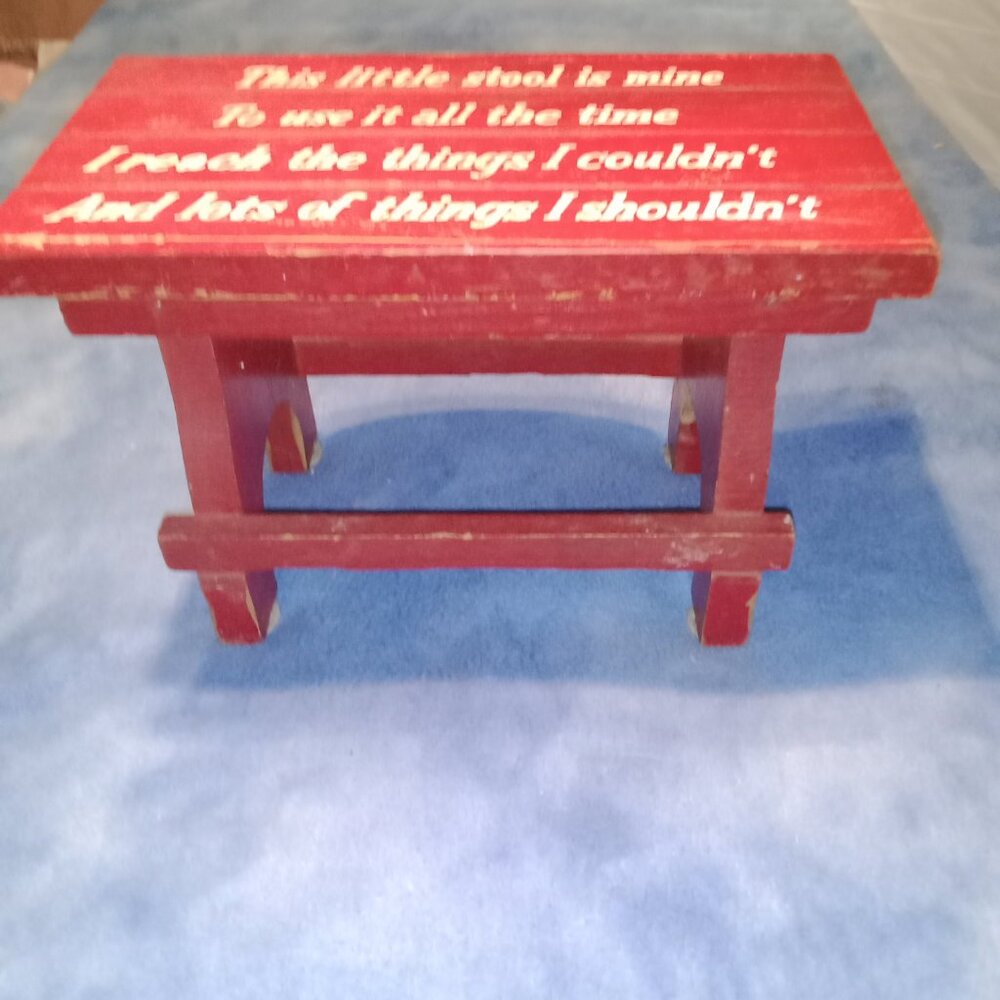 Kids little vintage stool